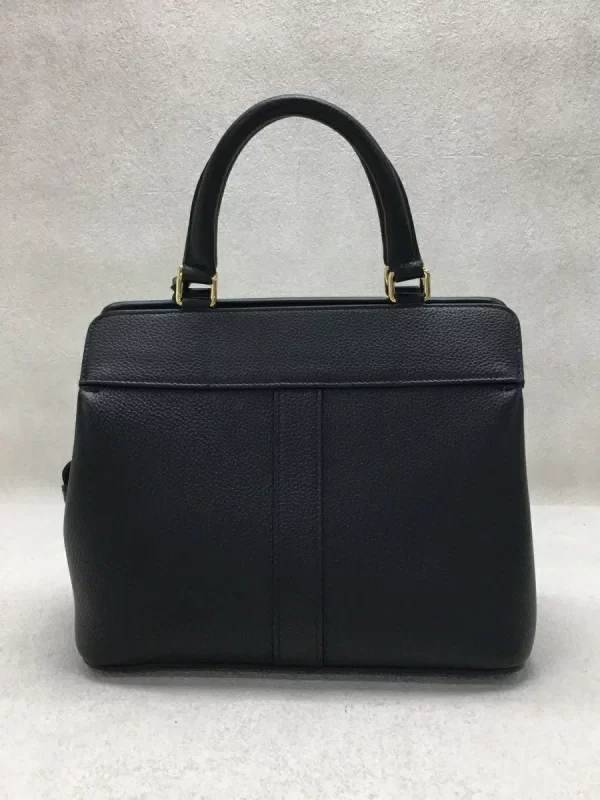 2300036131609 04 CELINE 2WAY Leather Plain Small Cover Padlock Handbag Black