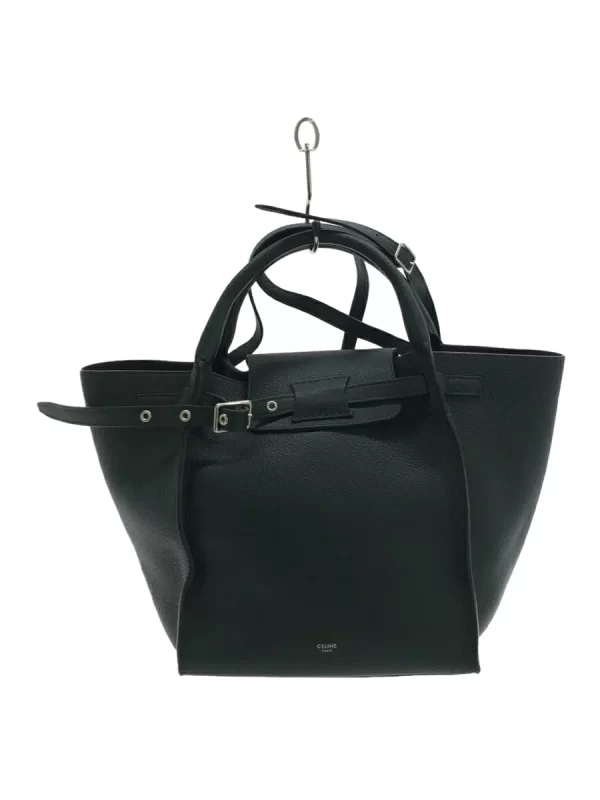 2300036748142 01 CELINE Leather Big Back SmallShoulder Bag Black