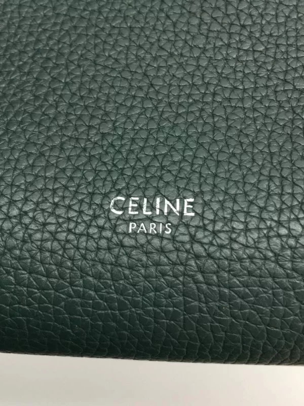 2300036748142 05 CELINE Leather Big Back SmallShoulder Bag Black