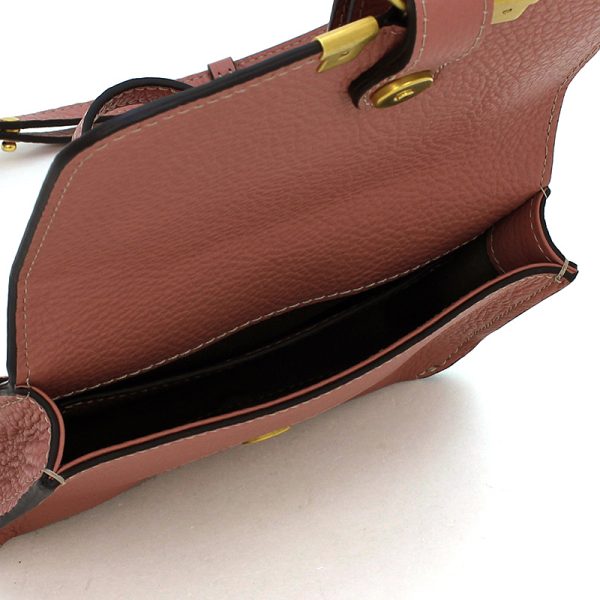 230616 bg10 3 4 Chloe Belt Bag Waist Bag Shoulder Bumbag Pink Dull Calf Leather Mini