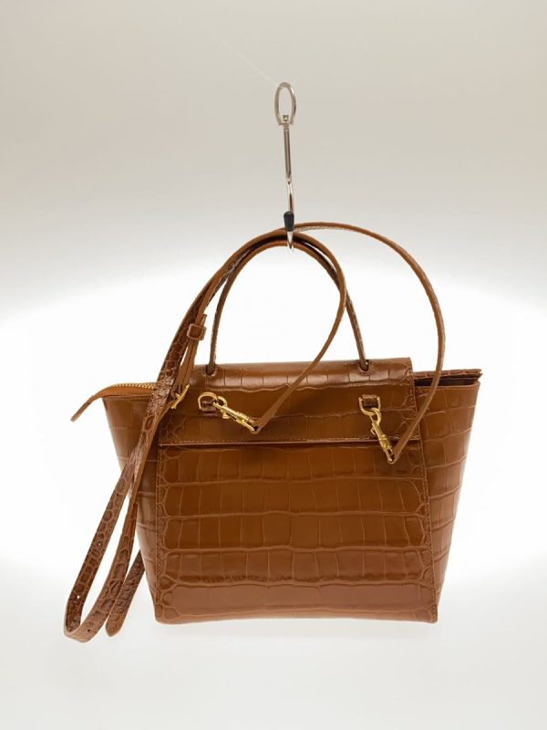 2338792096948 03 Celine Shoulder Bag Leather Camel Handbag