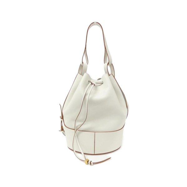 2600036163700 1 b Loewe Balloon Bag Large Shoulder Bag Calf Soft White Gold Metal Fittings