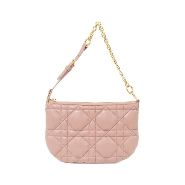 2600038591099 1 b Christian Dior Caro Tulip Bag Shoulder Bag Calf Pink