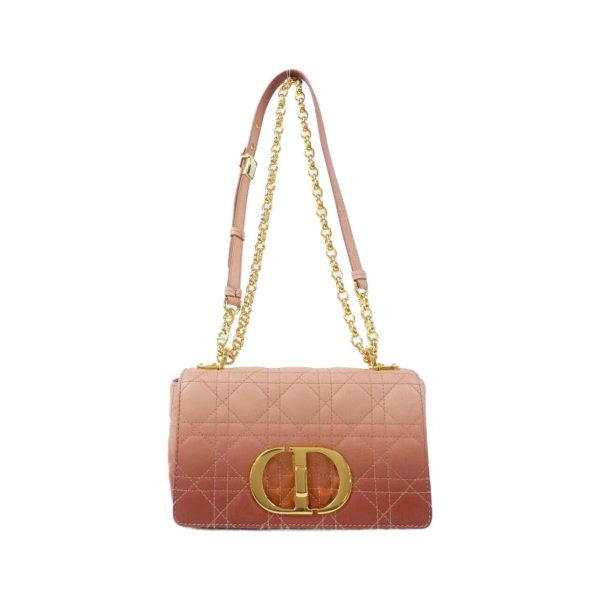 2600060147516 1 b Christian Dior Caro Small Shoulder Bag Lamb Pink