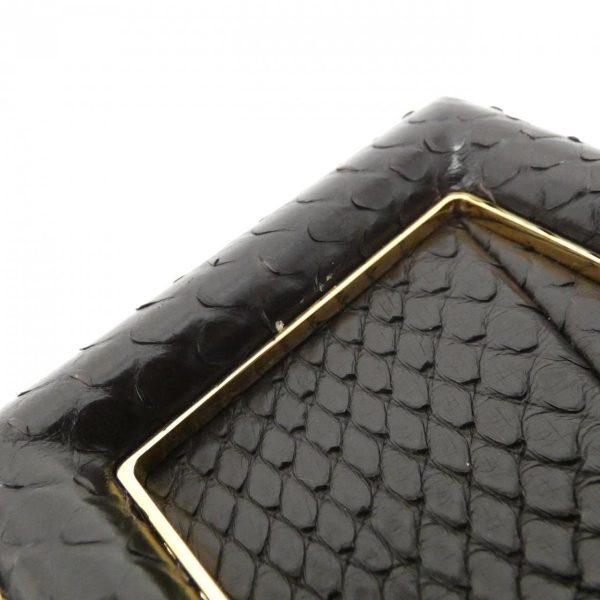 2600060370143 5 b Fendi Small Bag Python Ebano Handbag