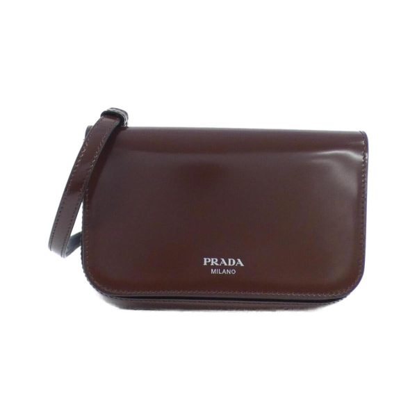 2600065396780 1 b Prada Mini Shoulder Bag in Brown Leather Bag