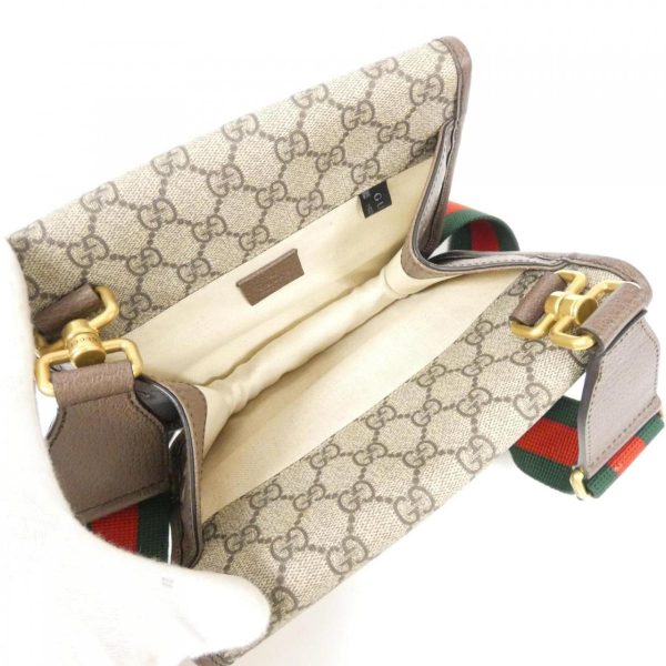 2600065547908 6 b Gucci Supreme Canvas Leather Shoulder Bag