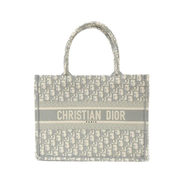 2600065619124 1 b Christian Dior Book Tote Medium Bag Canvas Gray