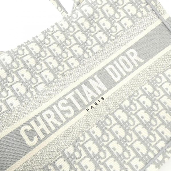 2600065619124 4 b Christian Dior Book Tote Medium Bag Canvas Gray