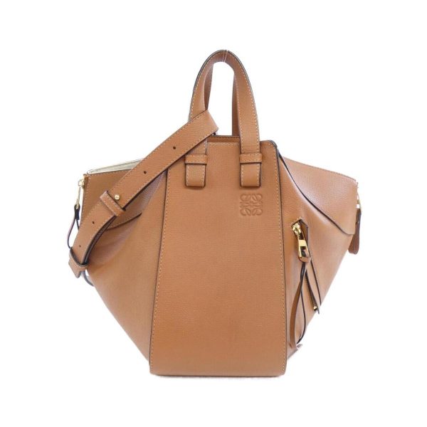 2600066901167 1 b Loewe Hammock Small Shoulder Bag Calf Tan