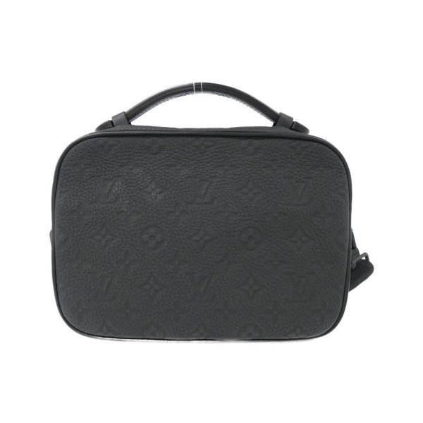 2600068540876 2 b Louis Vuitton Taurillon Monogram Messenger Shoulder Bag Black