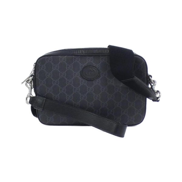 2600069171314 1 b Gucci GG Supreme Canvas Black Shoulder Bag