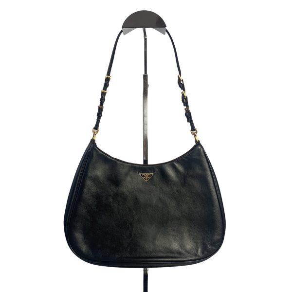 Prada Prada Cleo Vintage Black Leather Gold Hardware