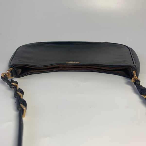 26721706256813 pic hd Prada Cleo Vintage Black Leather Gold Hardware