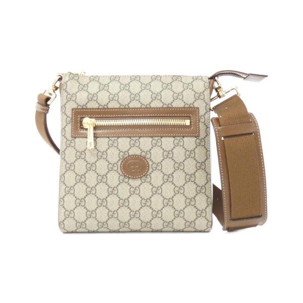 2700038559607 1 b Gucci GG Supreme Shoulder Bag Canvas Crossbody Bag