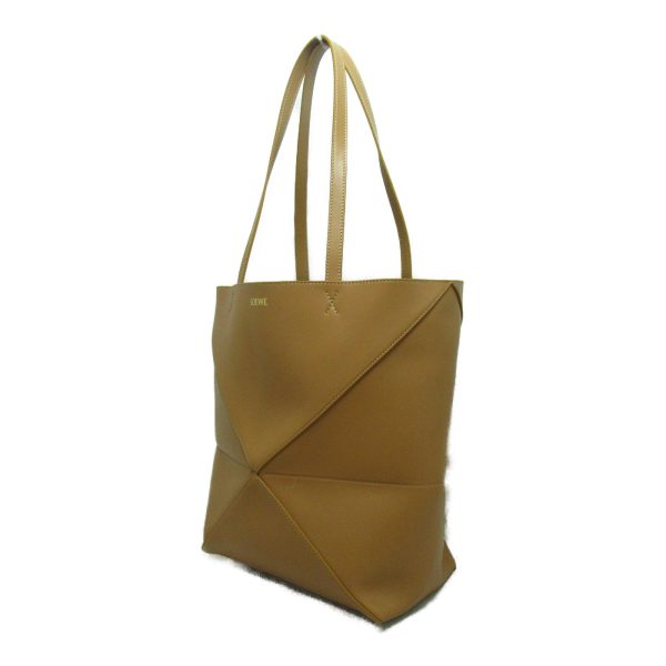 3 Loewe Puzzle Tote Bag Calf Brown