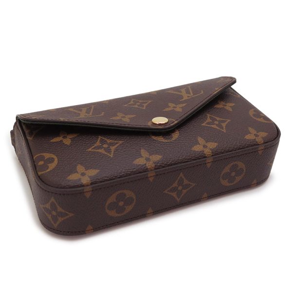 3 Louis Vuitton Multi Pochette Félicie Crossbody Bag Dark Brown