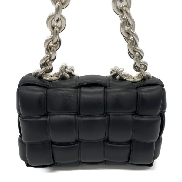 3 Bottega Veneta Shoulder Bag Leather Black