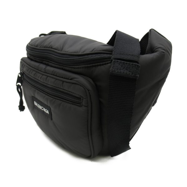 3 Balenciaga Belt Bag Waist Bag Polyamide Polyurethane Black