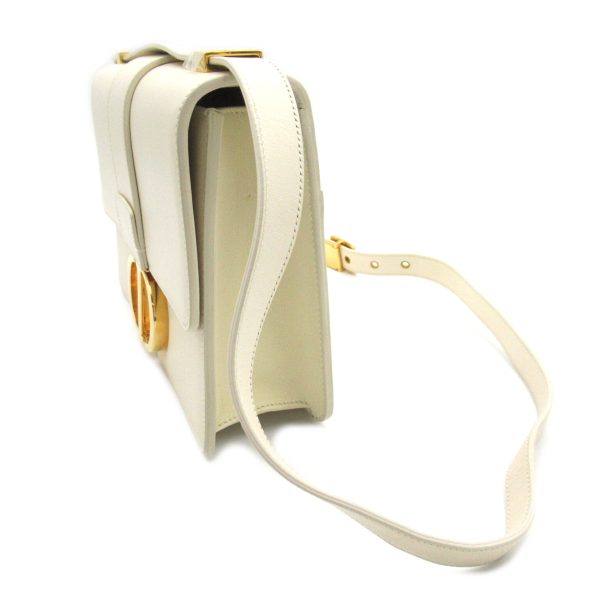 3 Dior 30 Montaigne Shoulder Bag Leather Ivory