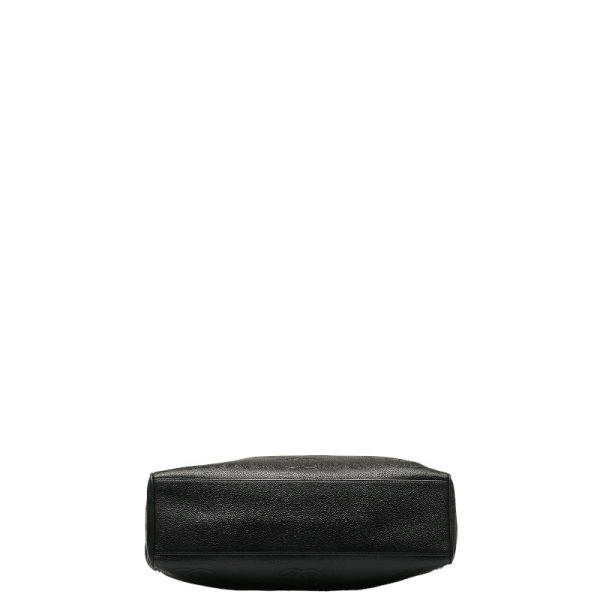 3 Chanel Cocomark Chain Shoulder Bag Caviar Skin Black