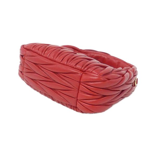 3 Miu Miu Storage Bag Matelasse Rosso