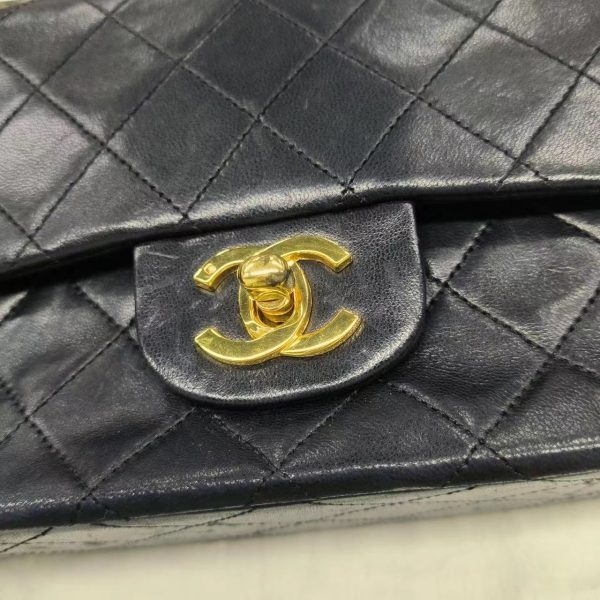 30561703744190 pic Chanel Classic Flap Small Black Lambskin Leather with 24k Gold Hardware