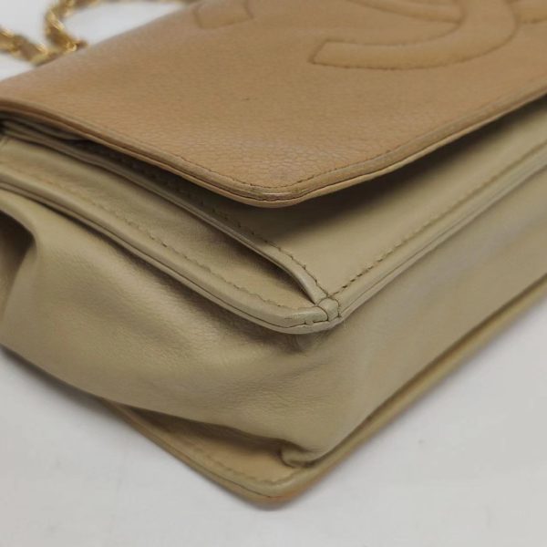 31901703822138 pic Chanel Wallet on Chain Vintage Flap Bag Double CC Camel Caviar Leather