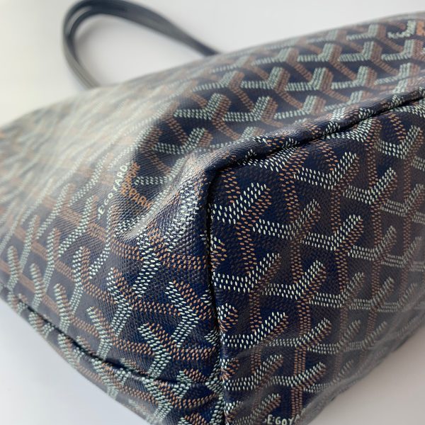 39951708829715 pic hd Goyard Saint Louis Tote PM Medium Navy