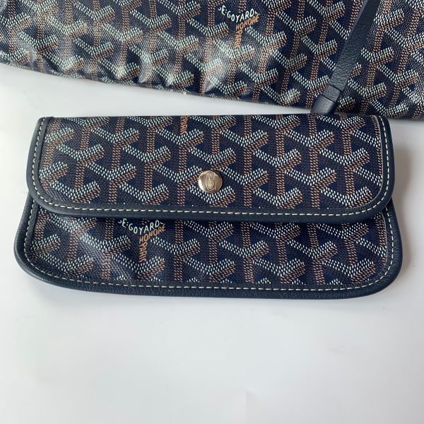 39991708829720 pic hd Goyard Saint Louis Tote PM Medium Navy