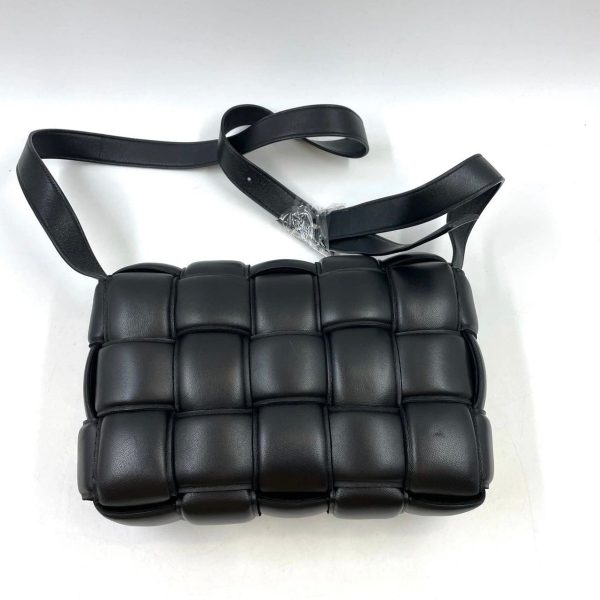 Cassette Padded Bottega Veneta Padded Cassette Black Leather