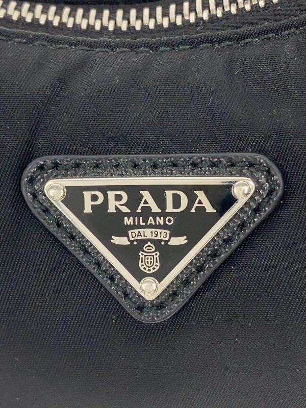 4 Prada Shoulder Bag Nylon Black