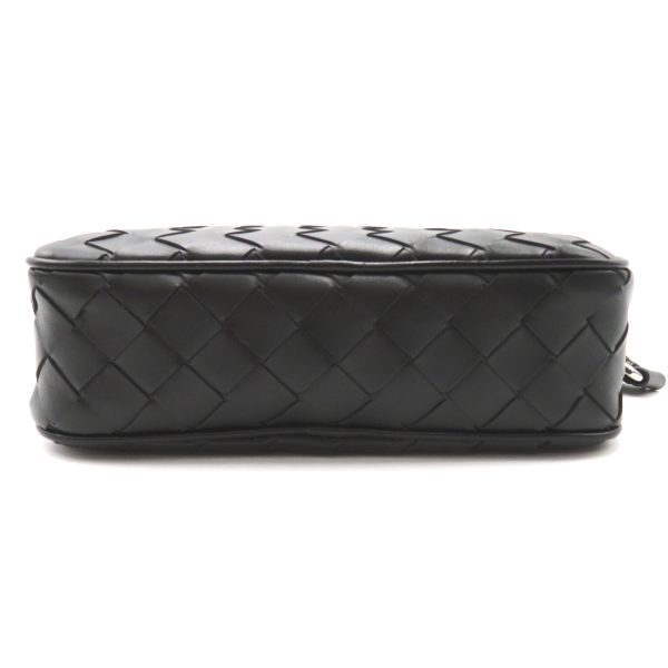 4 Bottega Veneta Mini Camera Bag Shoulder Bag Calf Black