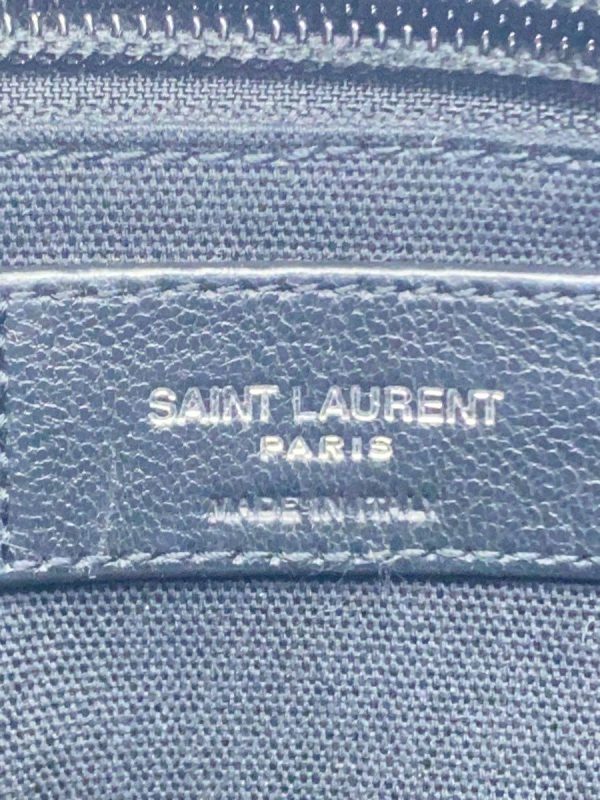 4 Saint Laurent Shoulder Bag Leather Black