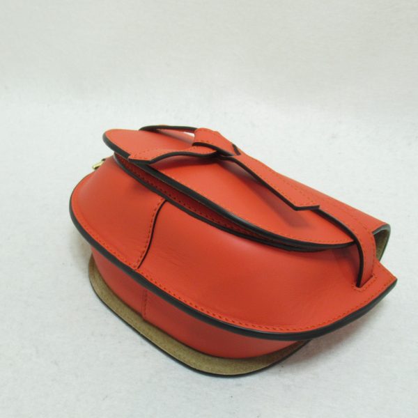 4 Loewe Mini Shoulder Bag Leather Orange