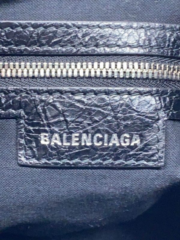 4 Balenciaga Shoulder Bag Leather Black