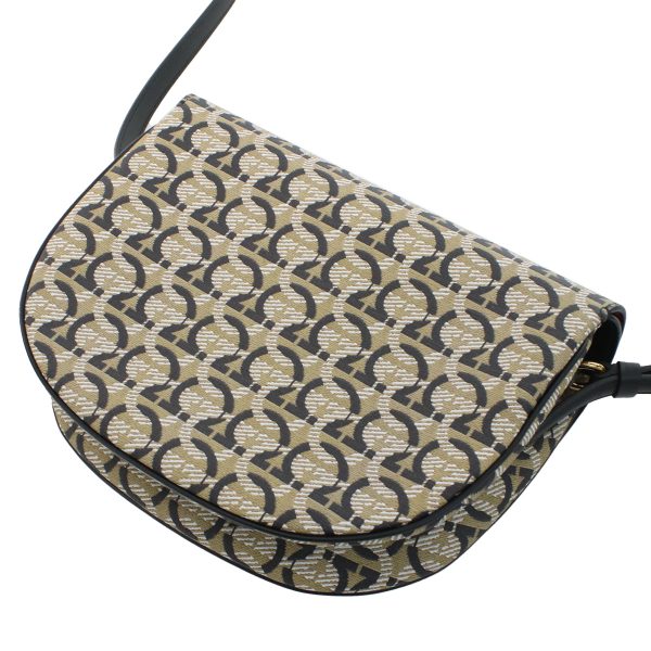 4 Ferragamo Crossbody Shoulder Bag Beige Multicolor