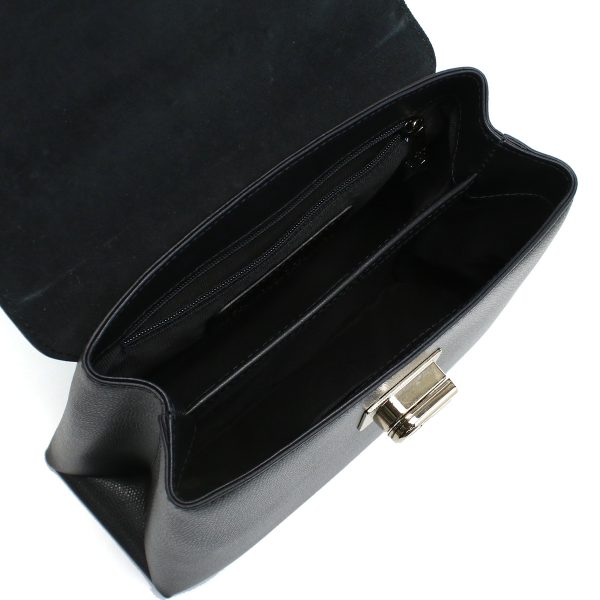 4 Furla Handbag Logo Nero Black