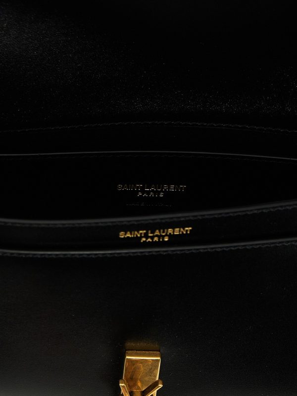 4 Saint Laurent Paris Mini Shoulder Bag Black