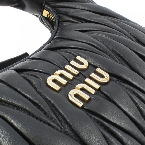 4 Miu Miu Storage Bag Matelasse Nero Black