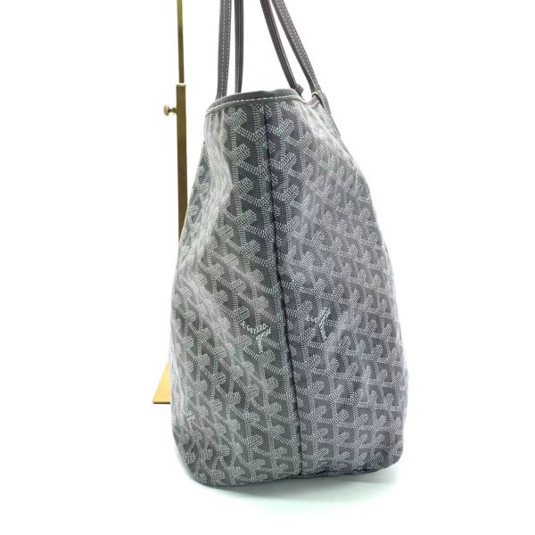 Grey Goyard Saint Louis Tote GM Large Grey Goyardine Canvas