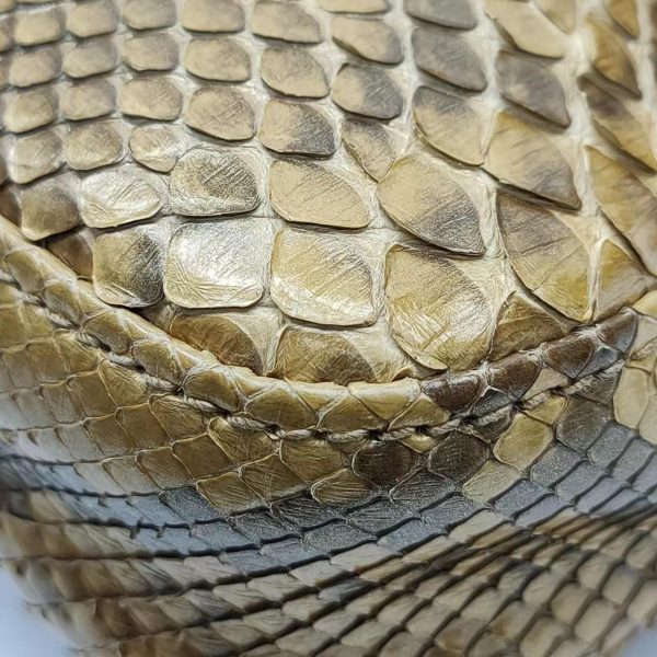 44251697797528 pic Fendi Baguette Brown Python Leather Snake Print