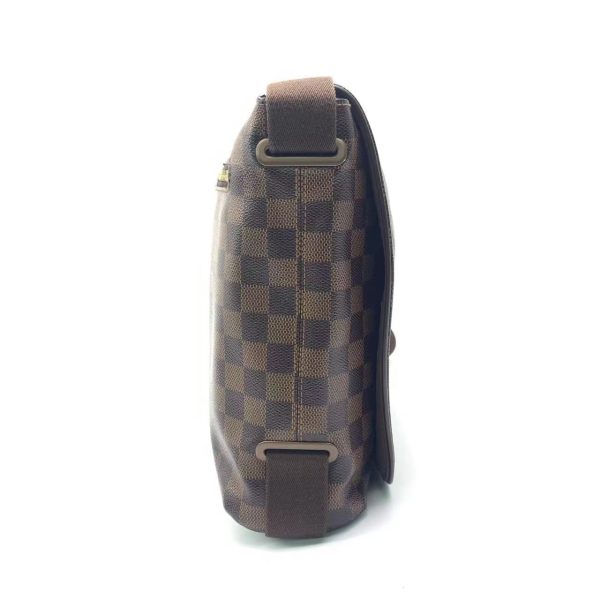 Cotton Louis Vuitton Brooklyn Messenger Bag Brown Monogram