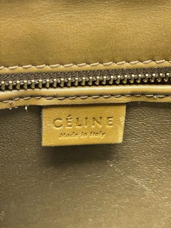 5 Celine 2way Shoulder Bag Leather Multi