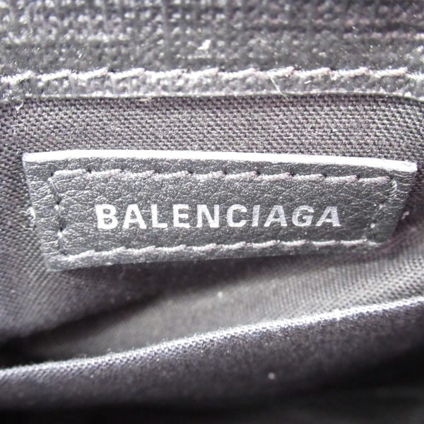 5 Balenciaga Smartphone Shoulder Bag Calf Black