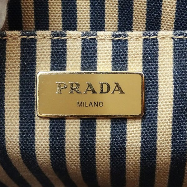 5 Prada Handbag Shoulder Bag Mini Beige Navy