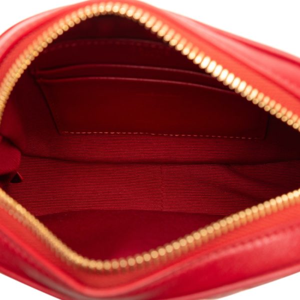 5 Celine Small Camera Shoulder Bag Leather Red