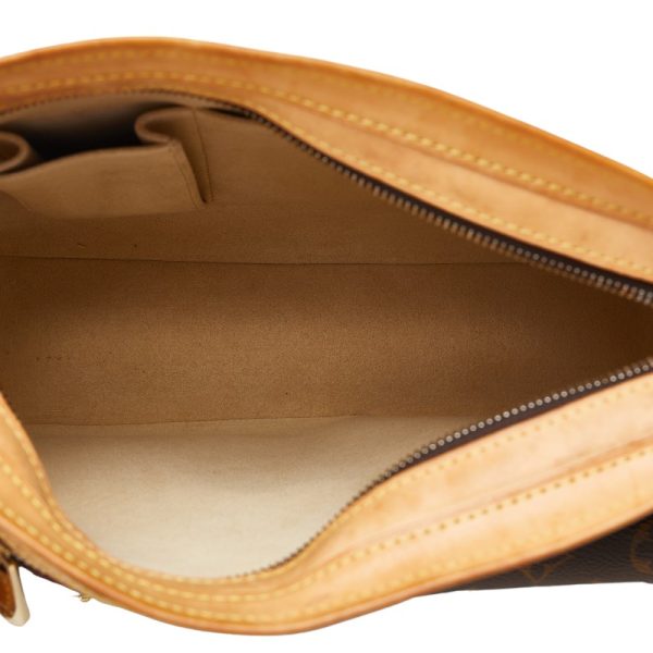 5 Louis Vuitton Monogram Hudson GM Handbag Shoulder Bag Brown