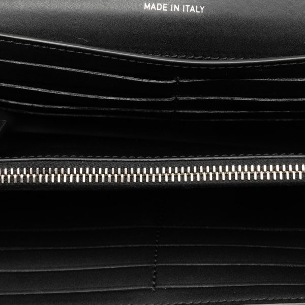 5 Valentino Wallet Shoulder Bag 2way Leather Black