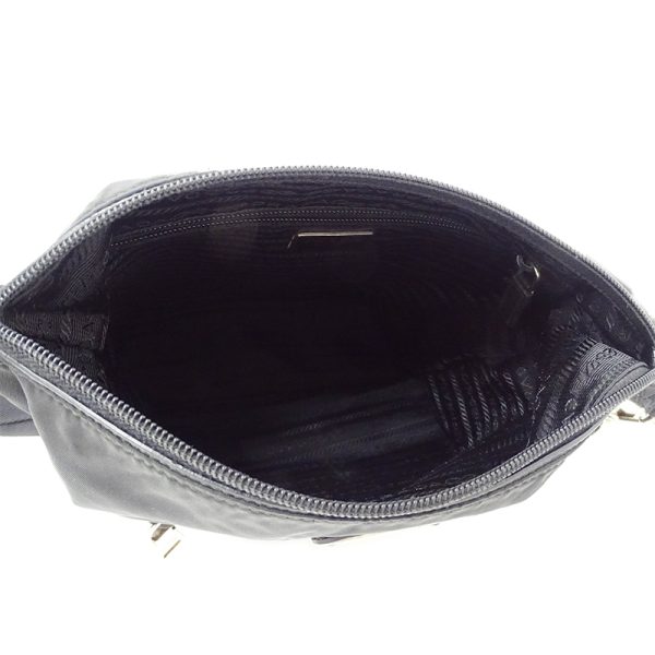 5 Prada Shoulder Bag Nylon Black